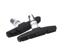 Plaquettes de frein vélo durables, support en V silencieux, blocs chaussures caoutchouc for une sécurité améliorée(Black,8pcs)