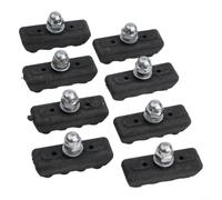 Plaquettes de Frein Vélo Électrique 45mm Anti-Sable | Caoutchouc , freinage silencieux, design anti- pour bruit, 45x15x28mm, idéal ville(8PCS)