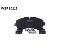 1x Kit de plaquettes de frein, frein à disque SKF VKBP 80115 convient pour VW