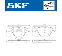 SKF VKBP 80159 Plaquettes de frein