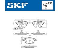 SKF VKBP 80586 E Plaquettes de frein