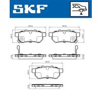 SKF VKBP 90381 A Plaquettes de frein