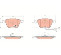 PLAQUETTES DE FREIN VW P. A4/A6 04-