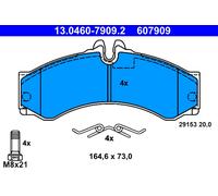 PLAQUETTES DE FREIN VW P./T. LT 28-46 2.5-2.8 TDI 96-06