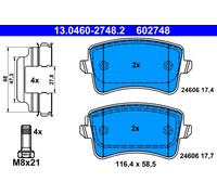 PLAQUETTES DE FREIN VW T. GOLF 1.4-3.2 03-09