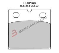 Ferodo Fdb148p Platinum Road Semi-sintered Brake Pads Argenté