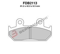 PLAQUETTES DE FREINS MOTO POUR FDB2113P HONDA CBR F2 600 91>94