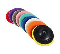 Plaquettes de polissage humide pour diamant, disques de meulage de 100 mm pour granit, marbre et béton, polissage rapide sans résidu, filetage M14 compatible avec les polisseuses