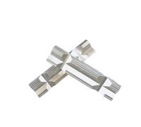 Plaquettes de protection pour étau d'établi - 65 mm d'épaisseur - En polyuréthane - Avec base magnétique antidérapante - Pour serrage en métal et bois - 10,2 / 15,2 / 15,2 / 20,3 cm