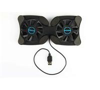 Plaquettes de Refroidissement USB Pliables pour Ordinateur Portable, avec Double Ventilateur, Mini Poulpe, pour Ordinateur Portable de 7 à 15 Pouces