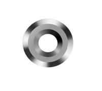 Plaquettes de remplacement en carbure Inserts ronds en carbure de 12 mm/16 mm, outils de tournage à inclinaison négative, fraises de remplacement for outils de tour, outils de bricolage(A 12x2.5mm-10P