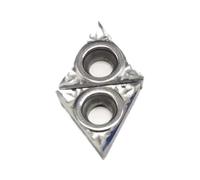 Plaquettes de tournage CNC en aluminium (10/50/100 pièces) TCGT110202/04/08 AK H01. Outils intérieur for le traitement du cuivre(TCGT110204 AK H01,10pcs)