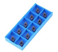 Plaquettes de Tournage en Carbure de Tungstène, 10 pièces Lames Inserts Rotatifs CNC Cutters pour support Sdjcr insérer diamant forme pointes lame