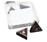 Plaquettes de tournage en carbure Porte-outil de t 10 pièces TNMG160404L-S 1125 outil de tournage externe en alliage dur outils tour coupe