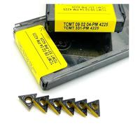 Plaquettes de tournage en carbure Porte-outil de t Outil De Tournage Interne Indexable En Alliage Dur TCMT090204-PM 4225 TCMT090204-MA KT7030(TCMT090204-PM 4225)