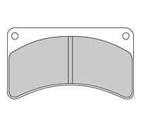 Ferodo Fdb2091p Platinum Road Semi-sintered Brake Pads Clair