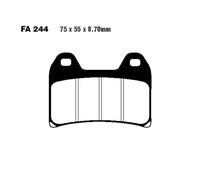 Plaquettes EBC Epfa EPFA244HH 732.14.33 Mv Agusta 675 F3 RC 2015-2017