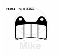 Ebc Epfa-hh Series Epfa244hh Sintered Brake Pads Noir