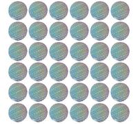 Plaquettes Effaroucheuses D'oiseaux Argenté Réfléchissantes 40 Pièces PVC | Deux Lots de Vingt, à Coller Facilement, Usage Vergers et Cultures, Effet Miroir pour Extérieur