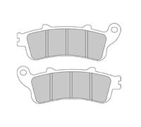 Plaquettes Ferodo de frein arrière pour Honda NT 650 Deauville millésimes 2002, 2003, 2004, 2005
