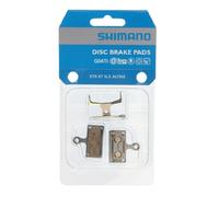 Plaquettes frein à disque vélo métallique Shimano G04Ti