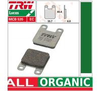 Plaquettes frein Avant Organic TRW MCB535EC Peugeot 50 Buxy 94- / 50 Squab 94-98