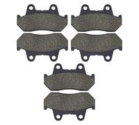 plaquettes frein de Pour CB750F CB900F CB1100F Pour Supersport 900/1000 Pour Custom CB900C Goldwing GL1100/GL1200 Plaquettes De Frein Avant Et Arrière Rechange Motos(3 Pairs)