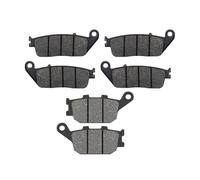 Plaquettes Frein Disque Moto Compatible Avec CBF600 N4/S4/N5/N6 NA4/NA5/NA6 2004-2006 N8/N9/NA 2008-2011 Plaquettes Frein Avant Arrière Pour Moto Accessoires(Front and back)