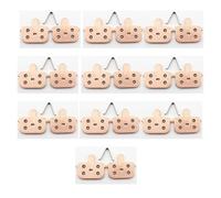 plaquettes frein moto Pour Segway Pour Ninebot MAX G3 Scooter Électrique GT3 Kickscooter Pièces De Rechange En Métal Accessoires D'origine 1/2/5/10 Paires Plaquettes Frein(10 pairs)