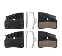 Plaquettes Frein Parking pour Shimano SLX XT XTR Series BR-M7120 M8120 M9120 N03A N04C D02S D03S Plaquettes De Frein en Céramique Et Métal À 4 Pistons Plaquettes De Freins Moto(2 Pair)