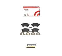 Plaquettes Frein Posterior Brembo pour Renault Clio V Megane III 1.5 DCI 90 110