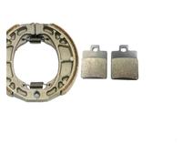 Plaquettes Frein Pour PIAGGIO Pour Zip 50 2000-2008 2T 4T 2000-2011 Pour VESPA ET4 125 96-99 LXV LXV125 S S125 2007-2013 S 50 Jeu Plaquettes De Frein Et Tambour(Semi Metallic SET)