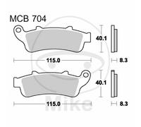 Plaquettes Frein Sinter Sv TRW 787.00.82 pour Honda 650 NT V Deauville 2002-2005