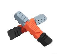 Plaquettes Frein Vélo Caoutchouc Métal Durables 55mm | 3 couleurs optimisées, pluie et pour soleil, freinage puissant, silencieux, auto-nettoyant