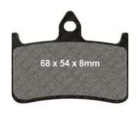 Plaquettes Freins Moto EBC EPFA187HH Sinter pour Honda 1000 VTR F Fire Storm