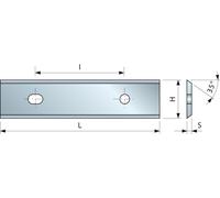 Plaquettes jetables FREUD 35° en HW - CG08M