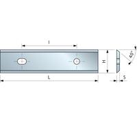 Plaquettes jetables FREUD 40° en HW - CG06M