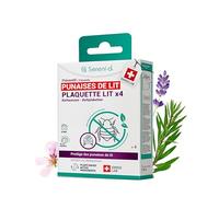 PLAQUETTES LIT Répulsives Punaises de Lit - Protège des punaises de lit pendant votre sommeil - x4