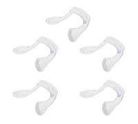 Plaquettes Nasales en Silicone 5 Pièces à Visser Ma-14 | Texture Mate Fine, Structure Courbe Épaissie, pour Lunettes de Soleil Vue