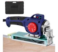 Plaqueuse de chants thermofusible, plaqueuse de chants électrique pour le travail du bois, température réglable de 50 à 300 °C, pour bois courbé, droit et irrégulier