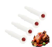 Plas tic Lot de 4 thermomètres Pop Up pour volaille rôti et cuisson de la viande avec précision