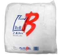 PLASBEL Sacs en Plastique avec poignée pour t-Shirt 50 x 60 cm (2 kg (2KGS)