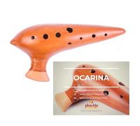 Plaschke Ocarina en Sol-Tenor, Terre cuite de qualité supérieure, Céramique, Fabriqué à la main du Tyrol du Sud