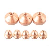 Plasma 600 Kit de consommables pour torche de coupe 120826 Buse et bouclier de frein 120828 - Pièces de rechange en cuivre pour torches PMX 600 (5 embouts, 3 boucliers)