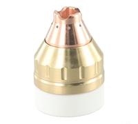Plasma Cutter Buse Couvercle de Protection pour Torche de Coupe Plasma Air - Chrome-Zirconium Cuivre Céramique Tip Guard pour Soudage Professionnel & DIY Métal