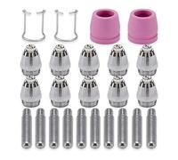 Plasma Cutter Torche Consommables Électrode Buses Tasses Kit Cuivre Galvanisé Céramique SG55 AG60 WSD60P Consommables Torche de Coupe Buse Buse Set Accessoires de Soudage