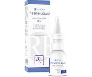 Plasma Liquid Nasal Spray Gel 20 ml - protection against viruses - with proven protective effect in studies - helpful for sinusitis, pollen allergy + infections