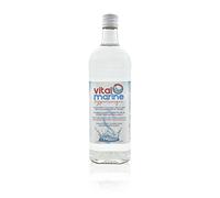 Plasma Marin 100% Naturel Hypertonique - 1 litre - Bouteille en Verre Transparent - Capté dans le parc naturel de Cabo de Gata, Almería (Mer d'Alboran) Eau de mer - VitalOmarine (1 litre) (6 unités)