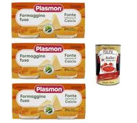 Wasa Original Lot de 3 crackers avec 100 % farine de seigle, tranches croustillantes avec farine de seigle entier, riches en fibres, 275 g + boîte italienne Gourmet Polpa di Pomodoro 400 g