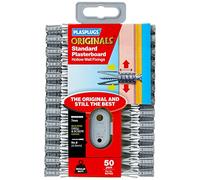 Lot de 50 fixations murales pour plaque de plâtre Plasplugs Original 7 x 39mm